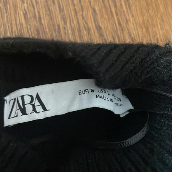 Zara black knit sweater - Picture 2 of 2